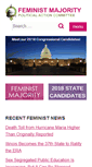 Mobile Screenshot of feministmajoritypac.org